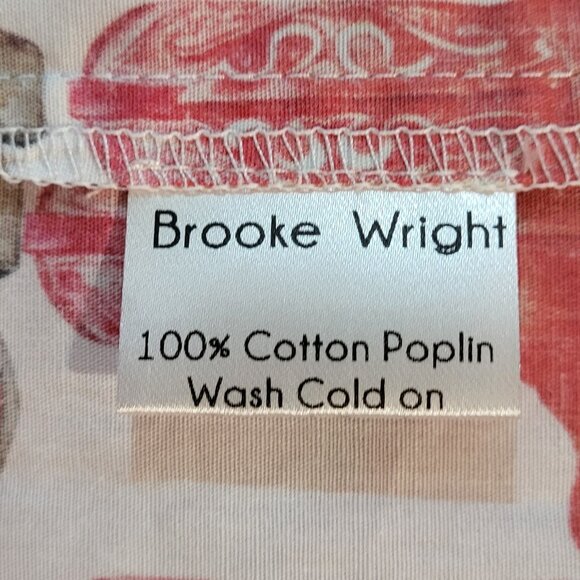 Brooke Wright Kimono Tunic Cowboy Boot Print Top - Picture 9 of 9